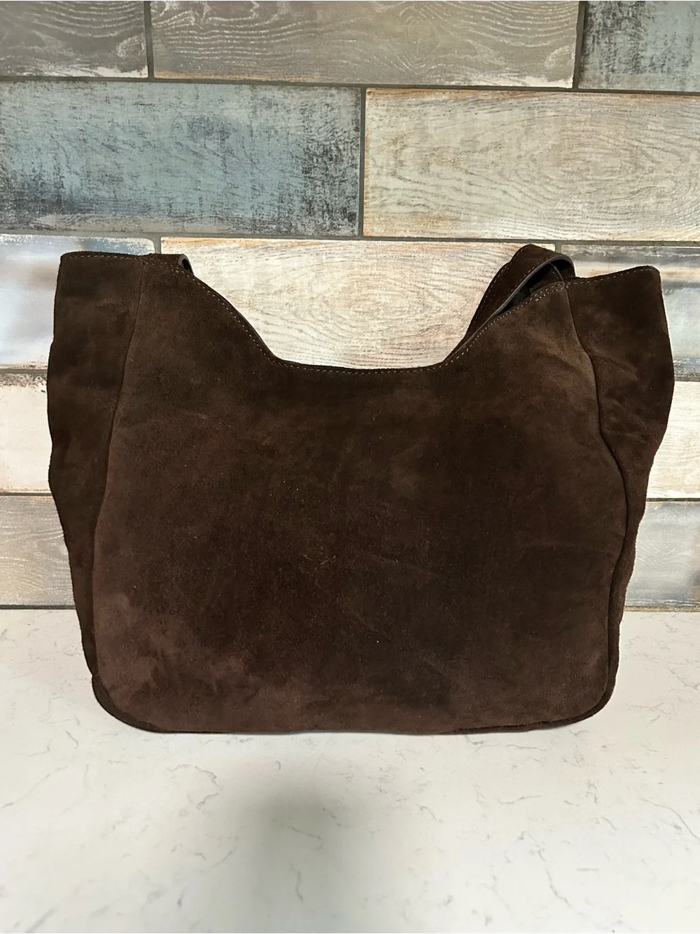 Free People Eden Embroidered Suede Tote + Eden Mini Pouch in Espresso